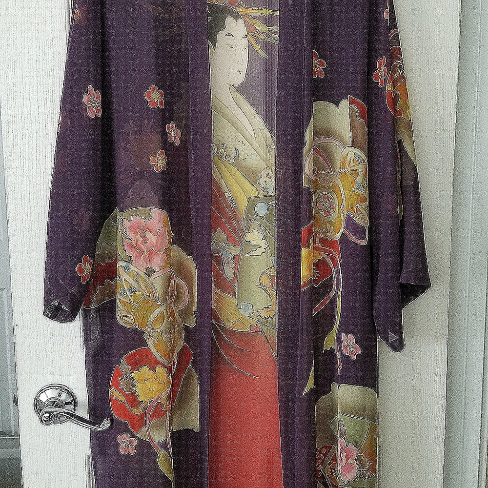 Japanese style Vintage Cover up for a dress.
